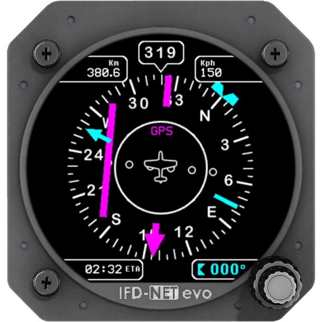 IFD-NET EVO NAV – instrument pour l’aviation légère